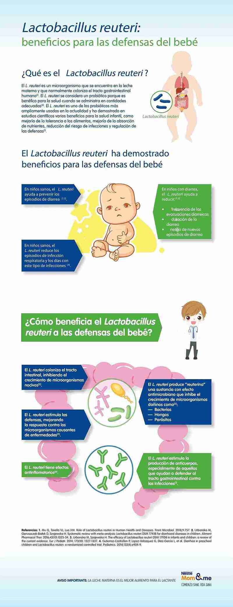 Infografia Lactobacillus reuteri