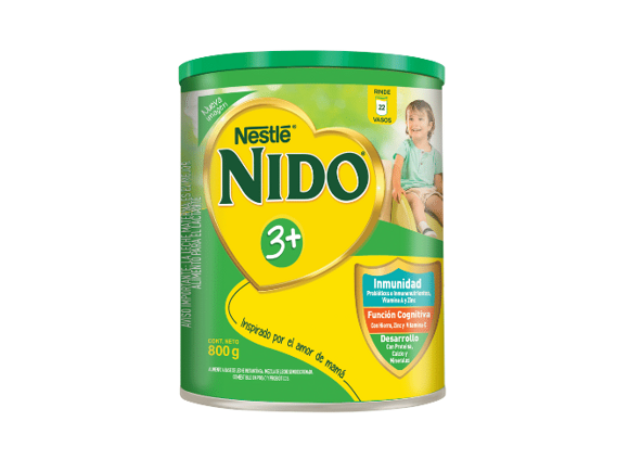 Nueva leche NIDO Semidescremada y sin lactosa