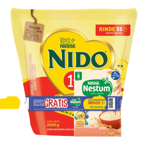 NIDO 1+ 2kg + Nestum 5 Cereales